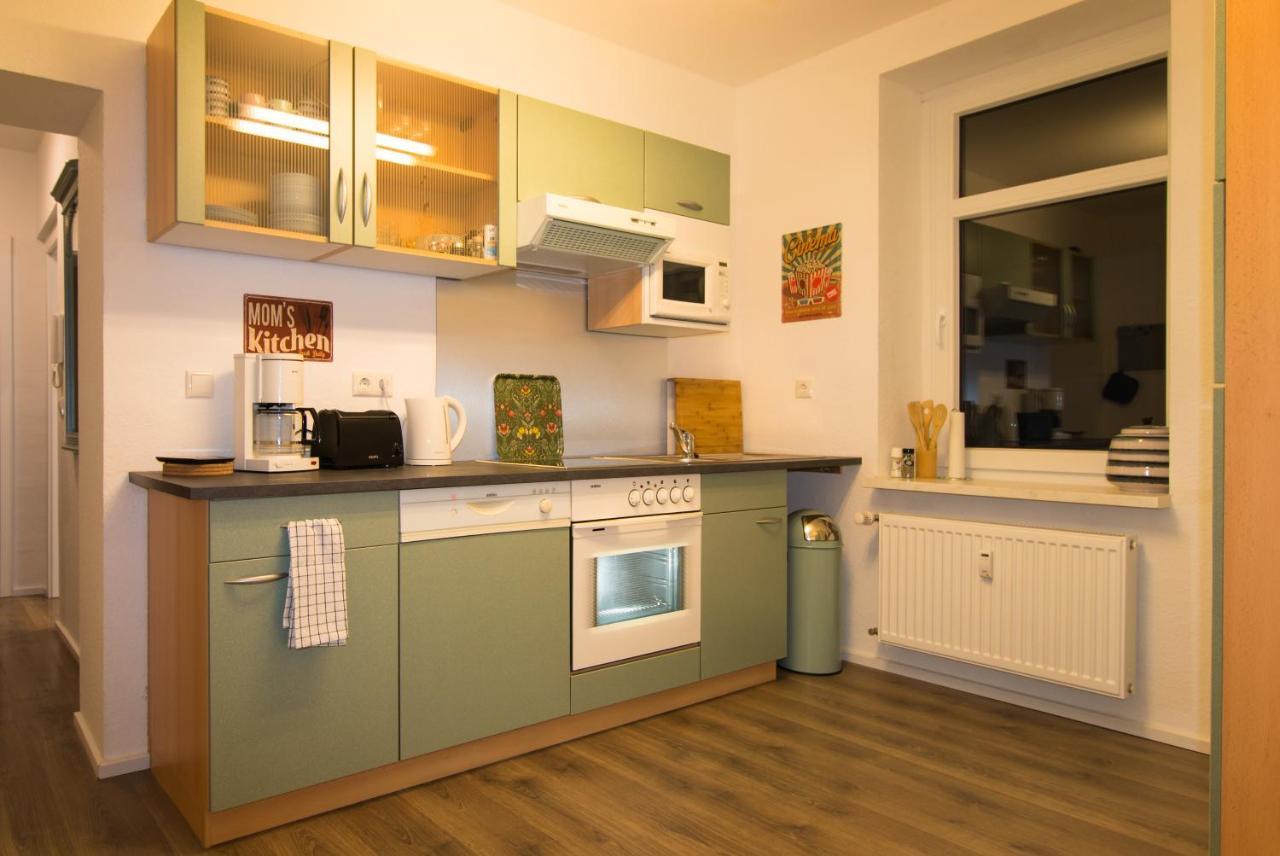 Ferienwohnung Vier Findlinge Thale Dış mekan fotoğraf